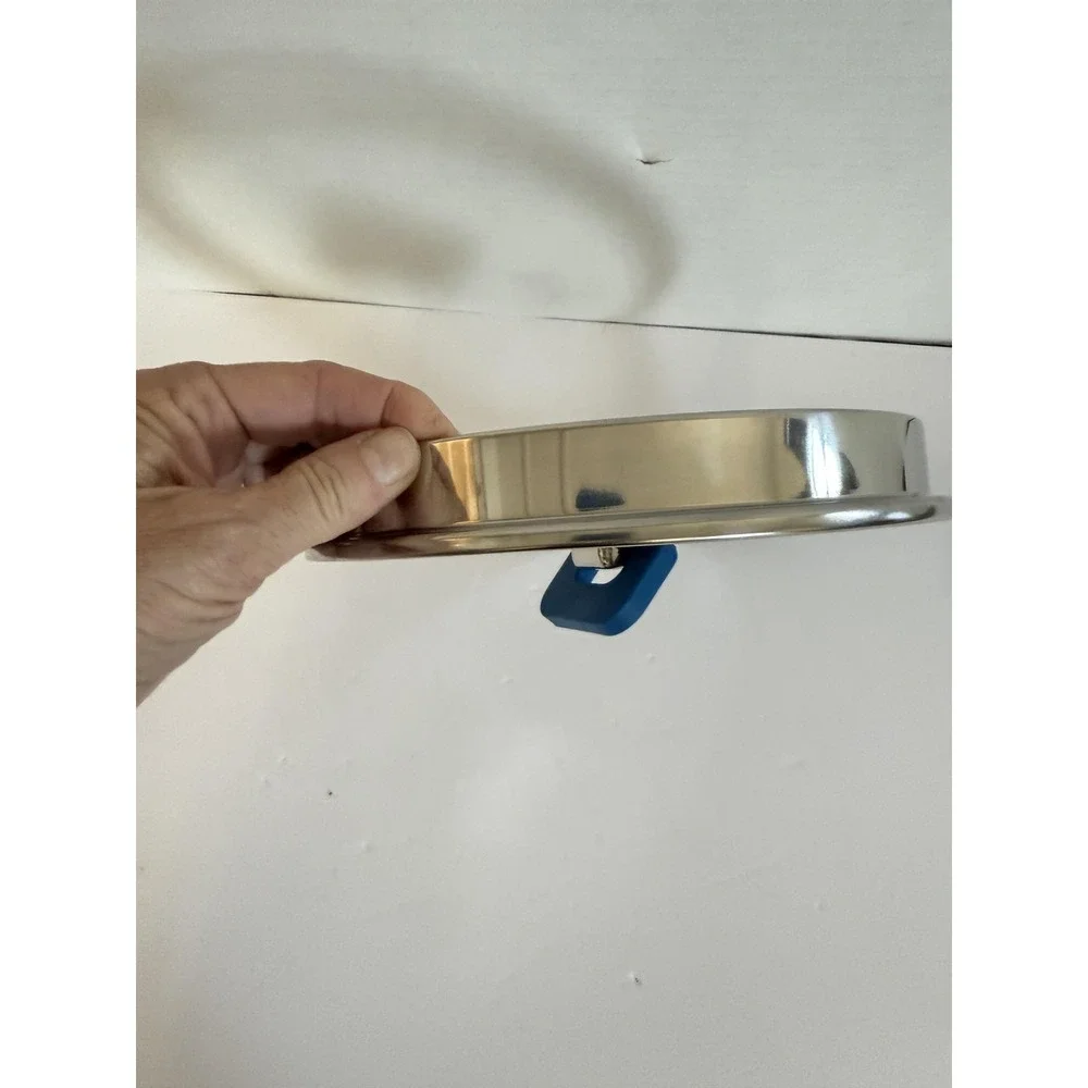 Glass saucepan lid fits Nutrichef 3.1‎ quart saucepan has vent and strainer